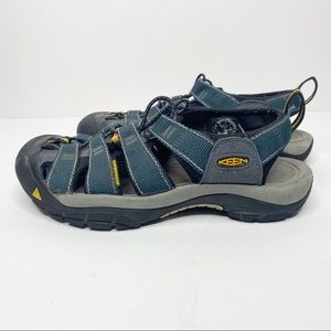 KEEN Sandals Men’s 7 Newport H2 Fisherman Blue Waterproof Closed Toe 100…